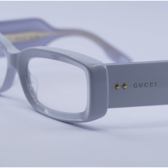 NWT Gucci GG1528S-005-53 White Oval 53mm Sunglasses